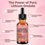 JUIWEFKK Lithium Orotate Liquid Drops 5mg side view