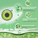 JUIWEFKK Lutein Zeaxanthin Eye Drops bottle side view