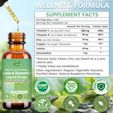 JUIWEFKK Lutein Zeaxanthin Eye Drops with a digital device