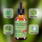 JUIWEFKK Magnesium Citrate Liquid Drops 500mg back view