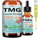 JUIWEFKK TMG Liquid Supplement bottle front view with raspberry flavour label
