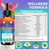 JUIWEFKK Vitamin B Complex Liquid Drops dosage instructions