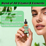 JUIWEFKK Vitamin B Complex Liquid Drops in a lifestyle setting
