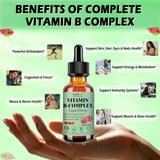 JUIWEFKK Vitamin B Complex Liquid Drops ingredients list