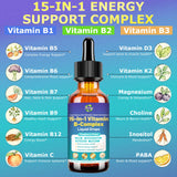 JUIWEFKK Vitamin B Complex Liquid Drops packaging