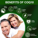 JulyDeer CoQ10 Capsules 200mg with Vitamin E side view