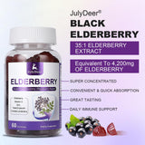 JulyDeer Elderberry Gummies in a bowl