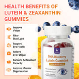 JulyDeer Lutein Gummies side view with ingredients