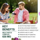 JulyDeer Milk Thistle Complex 630mg nutritional information
