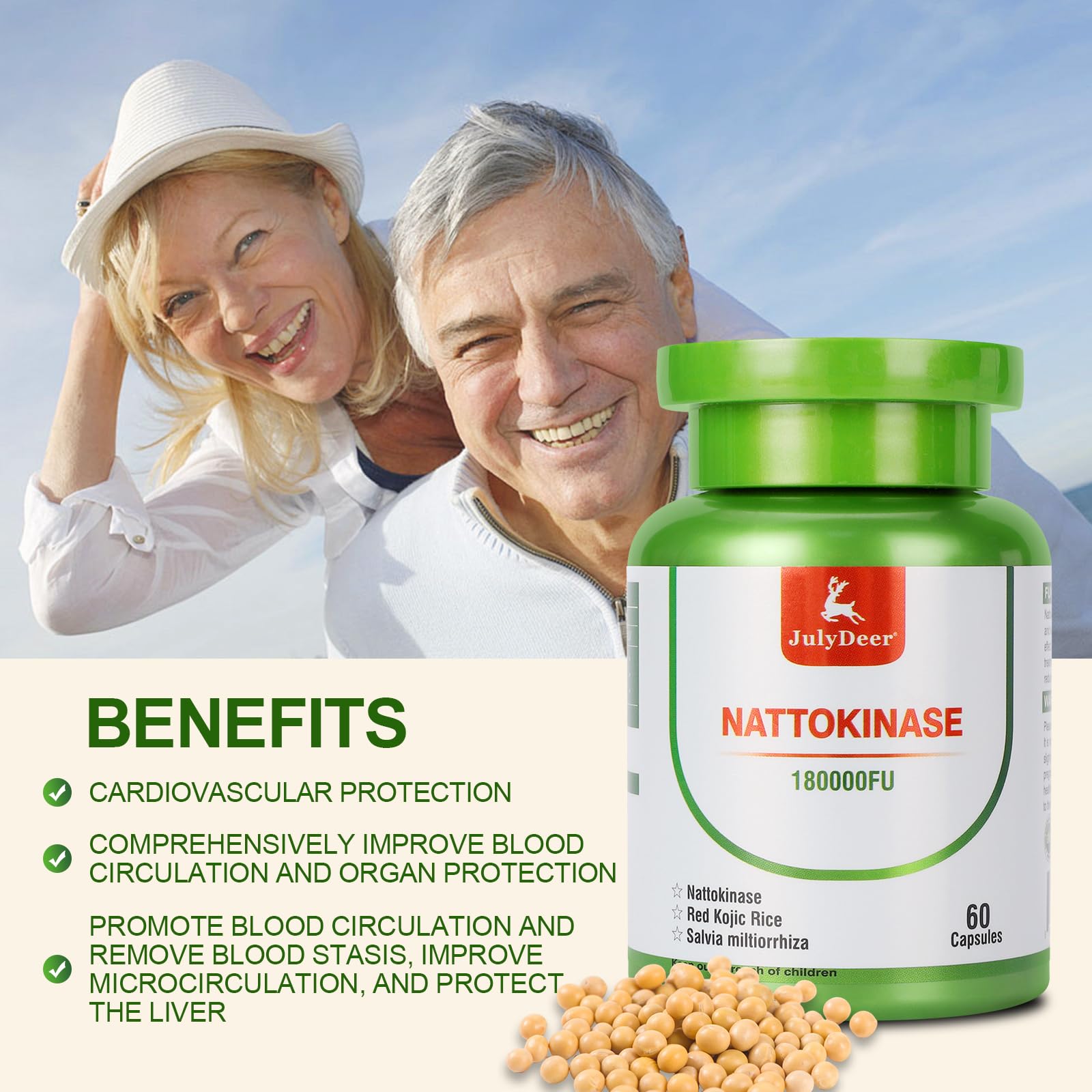 JulyDeer Multi-Enzyme Supplement ingredients list