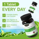 julytiegr Milk Thistle Liver Support Supplement 500mg tablets on a surface