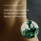 Juna Chlorophyll Drops with lemon and mint ingredients