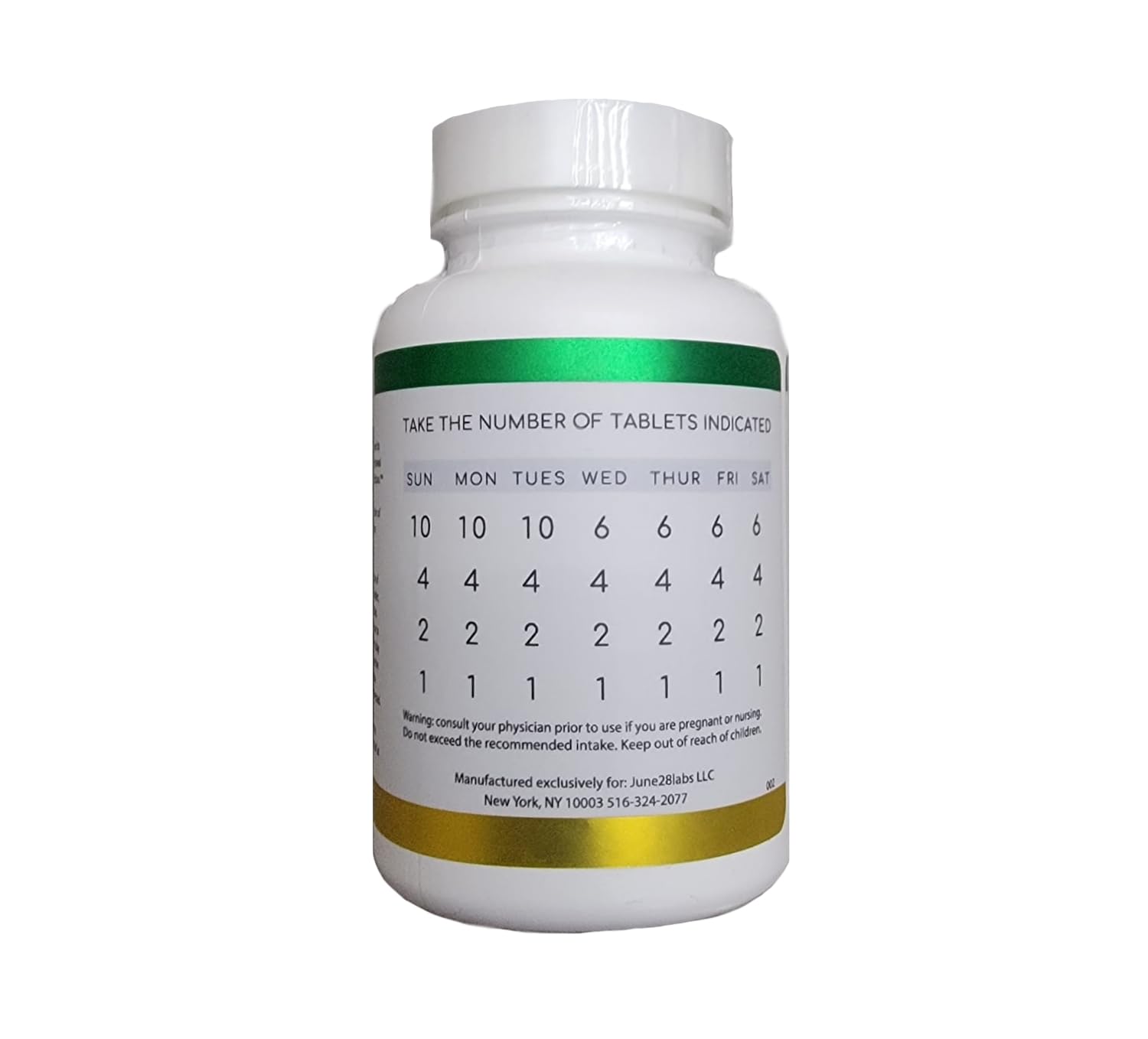 June 28 Labs Caffeine Cleanse tablets in close-up