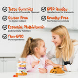 Juneno Height Growth Multivitamin Gummies ingredients list on packaging