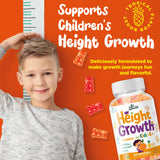 Juneno Height Growth Multivitamin Gummies side view showing gummy texture