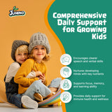 Juneno Kids Speech Therapy Drops orange flavour liquid
