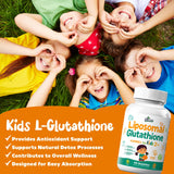 Juneno Liposomal Glutathione Kids Gummies orange flavour