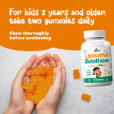 Juneno Liposomal Glutathione Kids Gummies side view