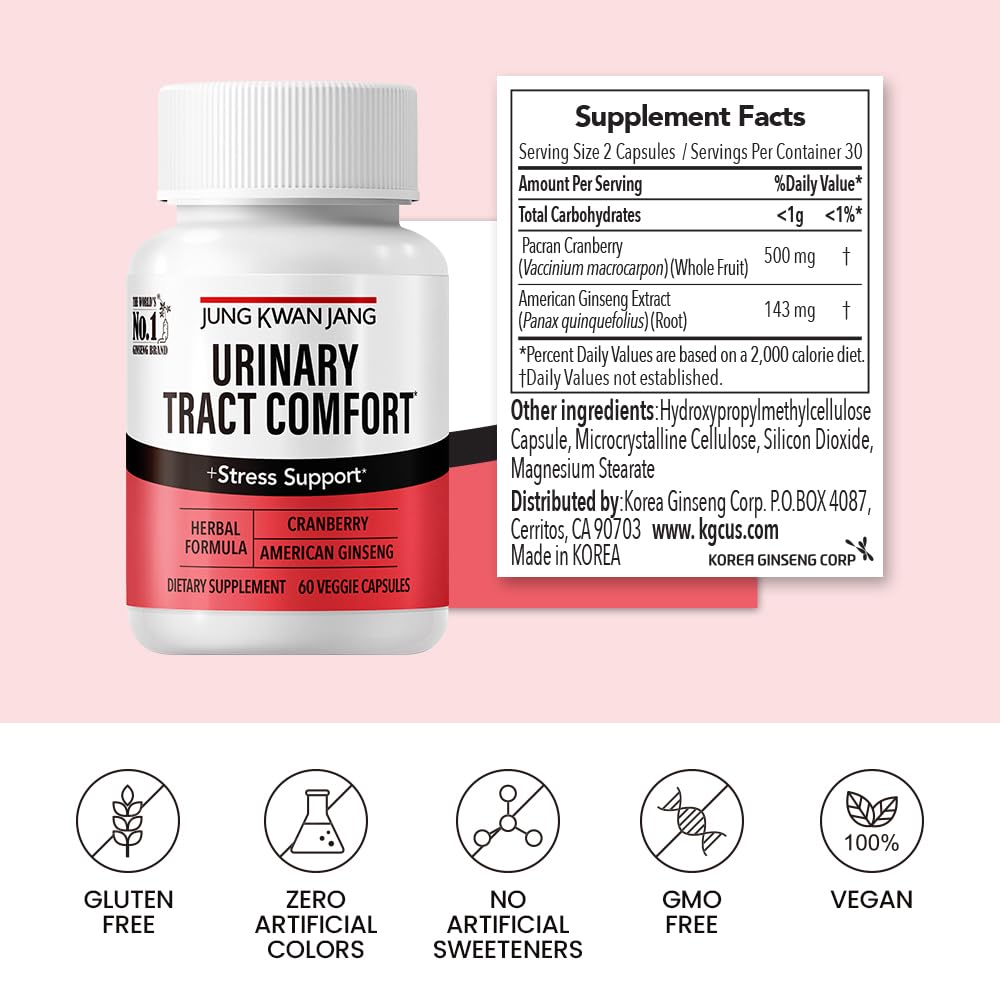 JUNG KWAN JANG Cranberry Supplement capsule close-up