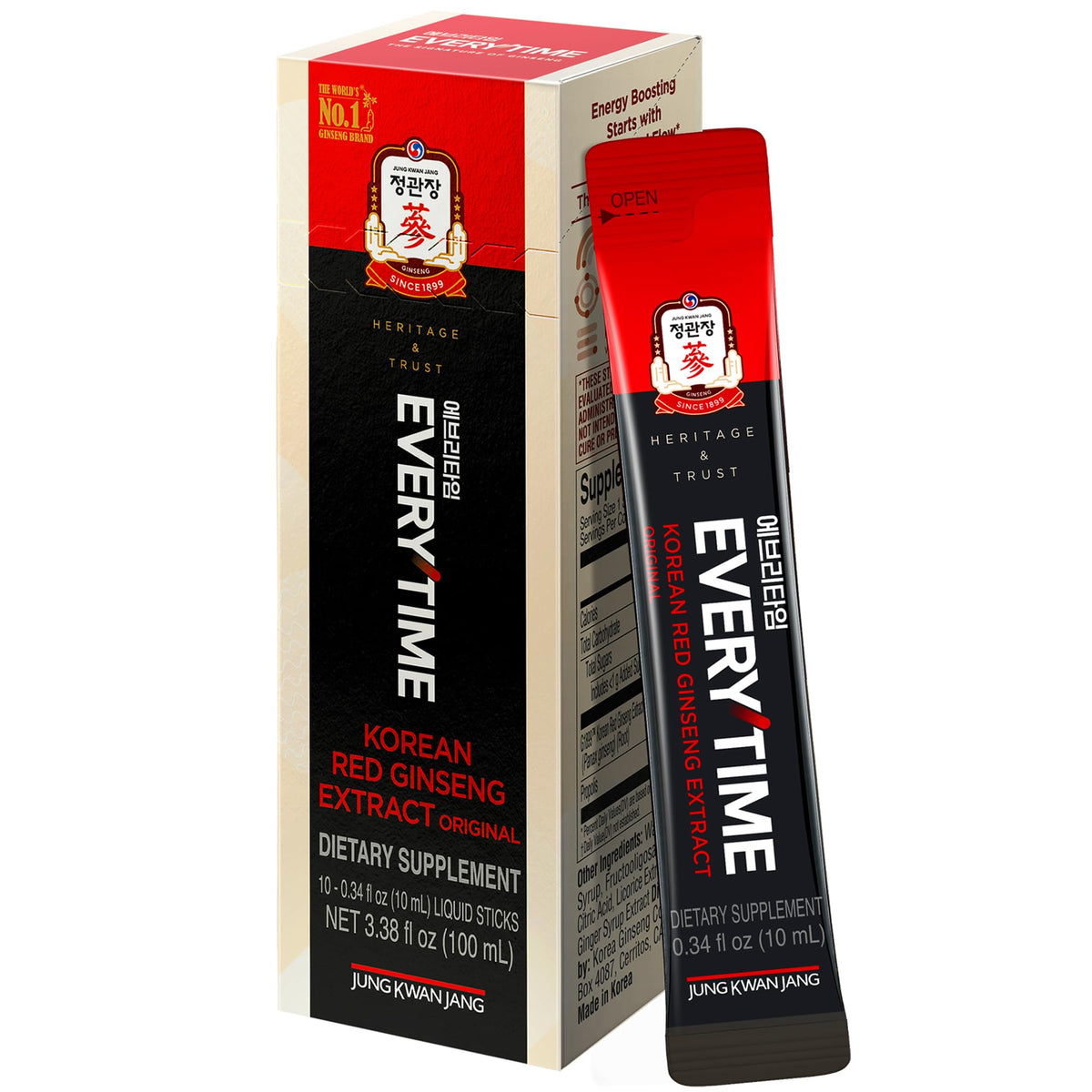JUNG KWAN JANG Everytime Ginseng Extract Stick packaging front view