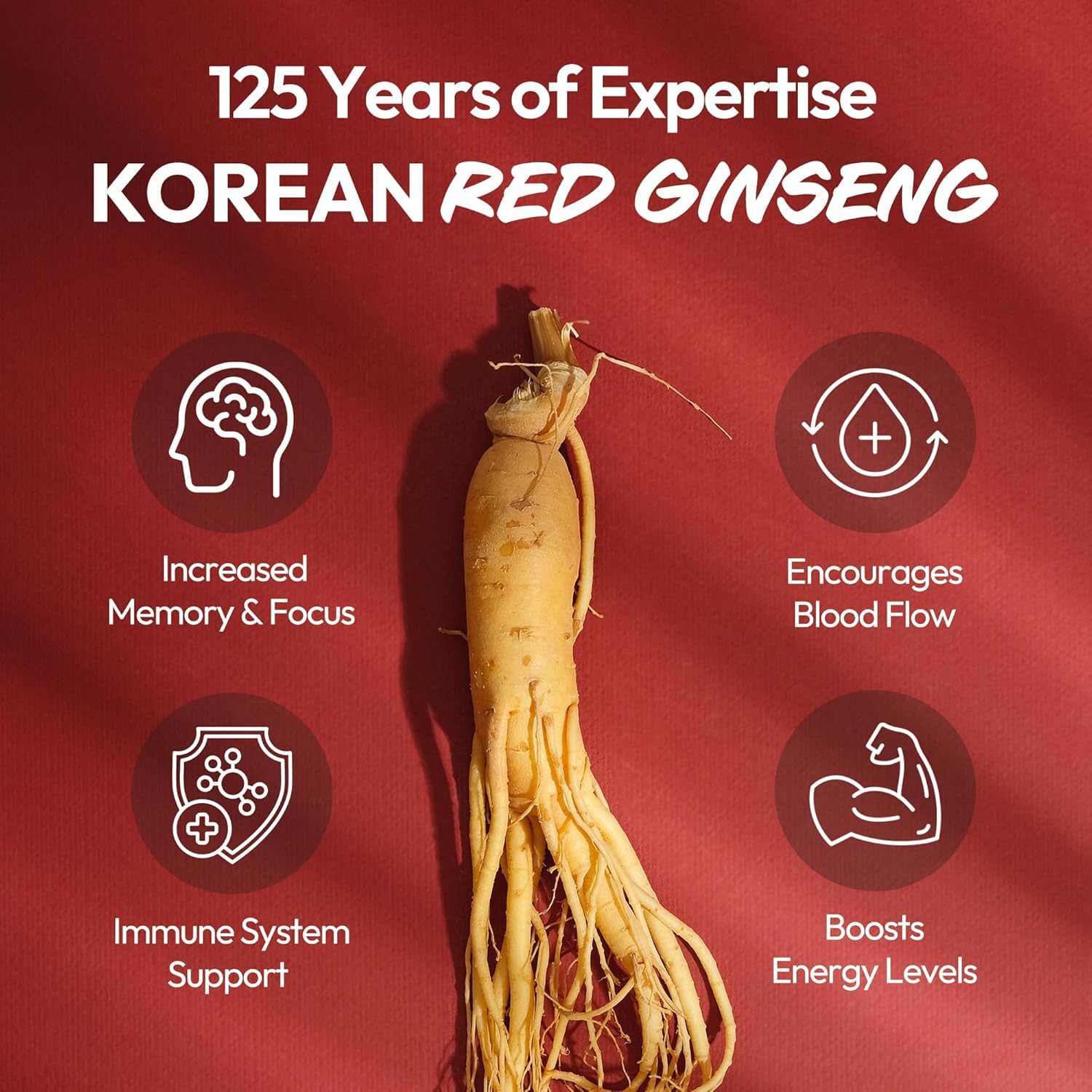 JUNG KWAN JANG Ginseng Daily Capsule back view with nutritional information