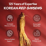JUNG KWAN JANG Ginseng Daily Capsule back view with nutritional information