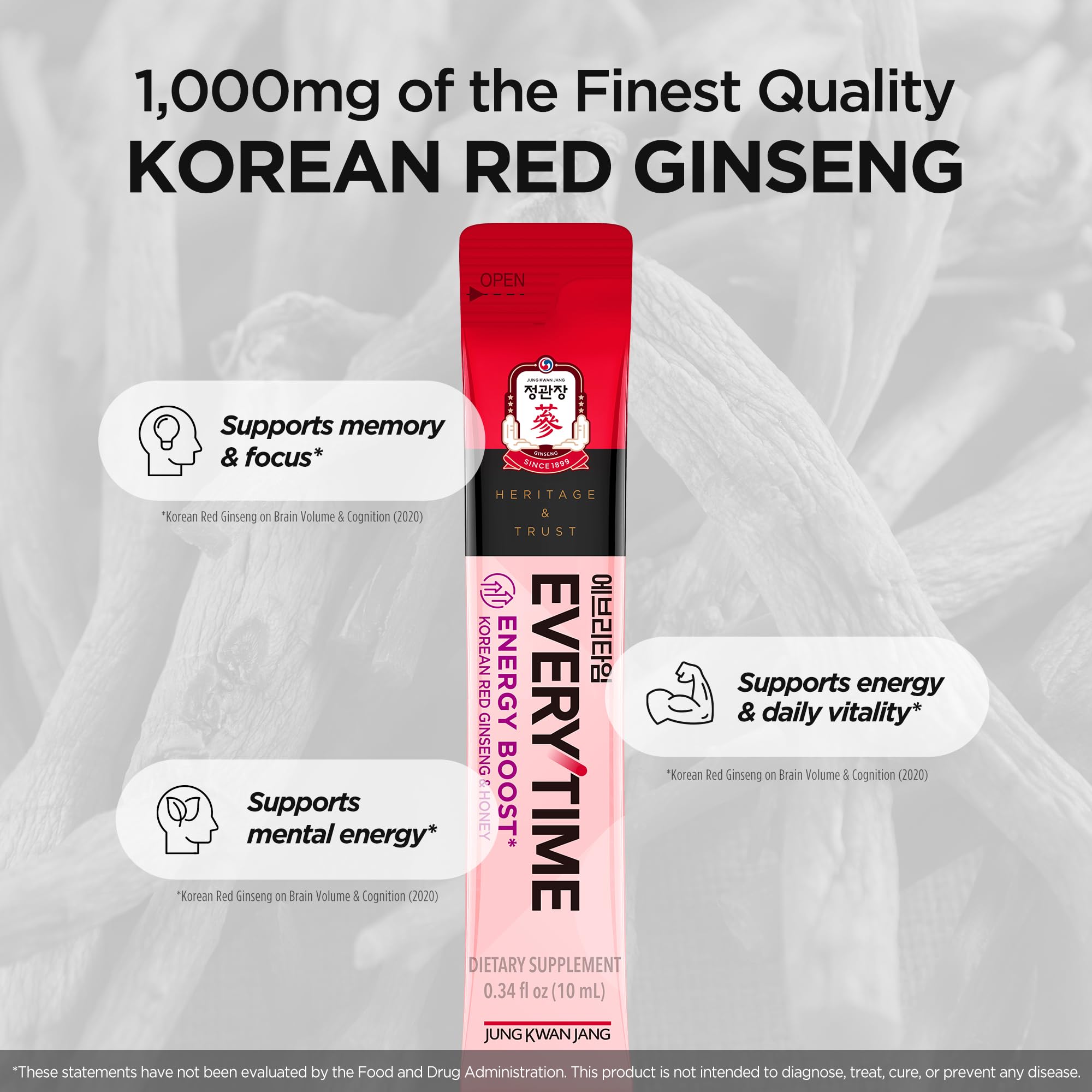 JUNG KWAN JANG Korean Red Ginseng Liquid Stick displayed on a table