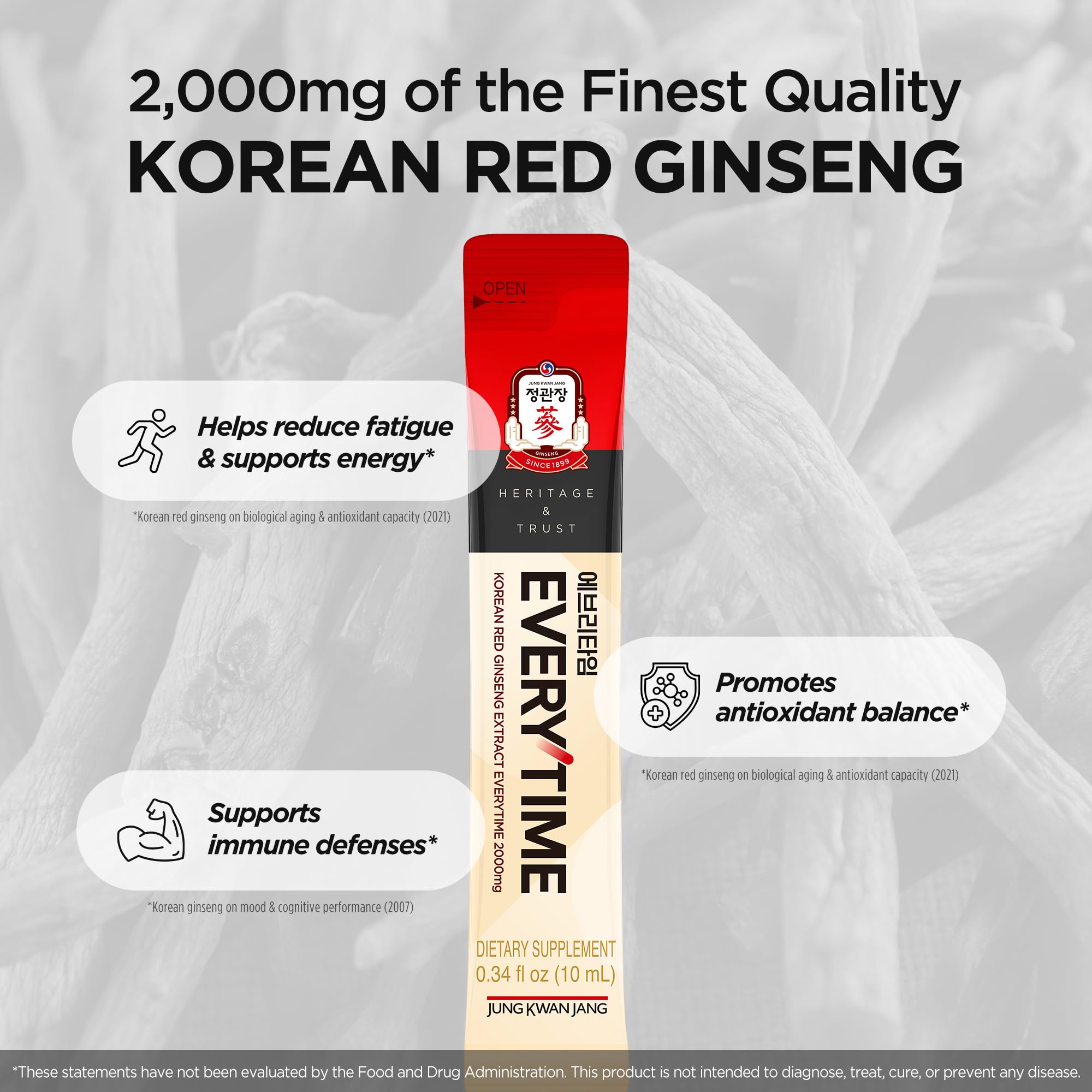 JUNG KWAN JANG Korean Red Ginseng Stick Pack packaging