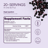 Jungle Powders Organic Black Elderberry Syrup packaging details