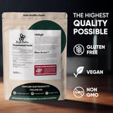 Jungle Powders Shilajit Powder 159g in a glass of water