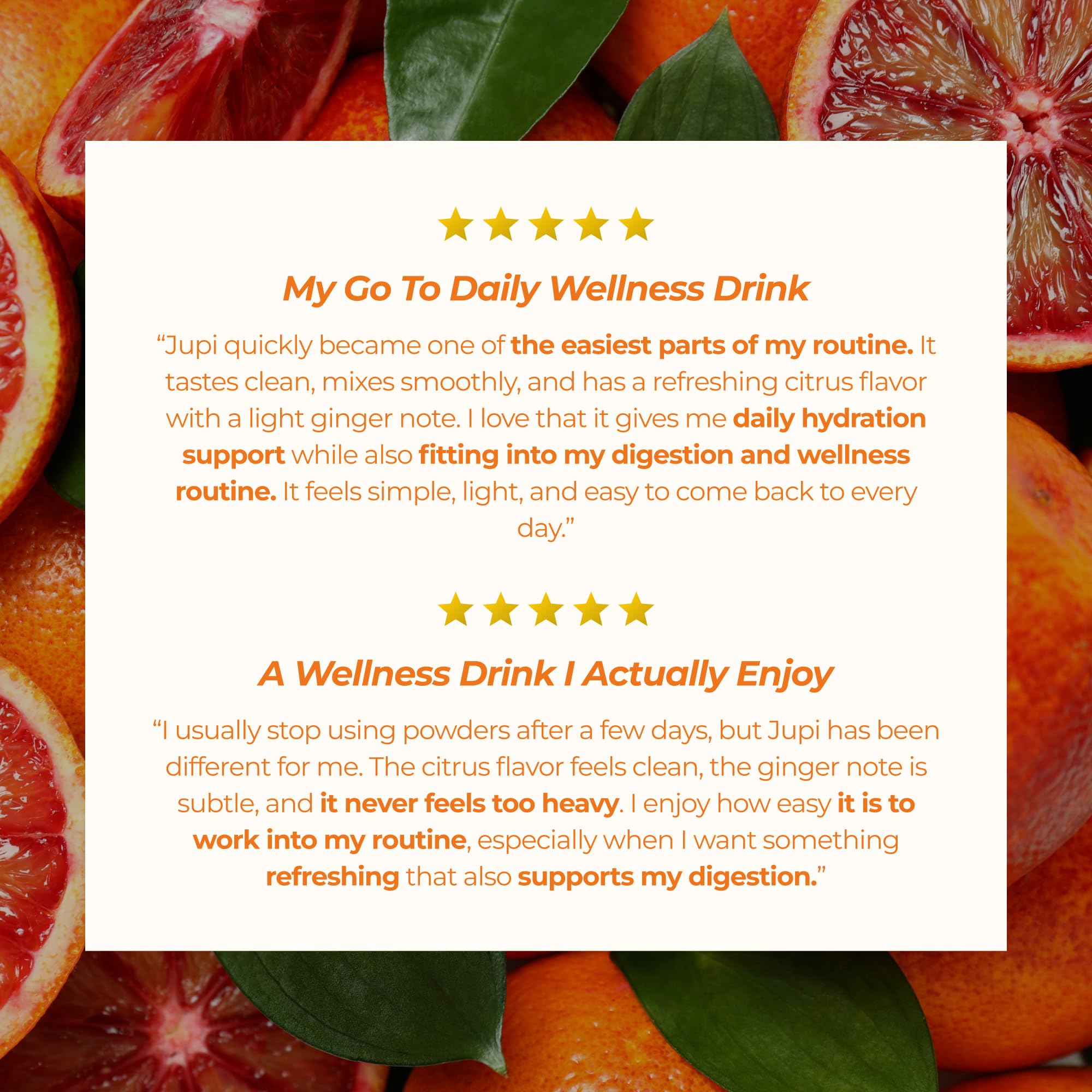 Jupi Turmeric Shots 240g lifestyle shot outdoors