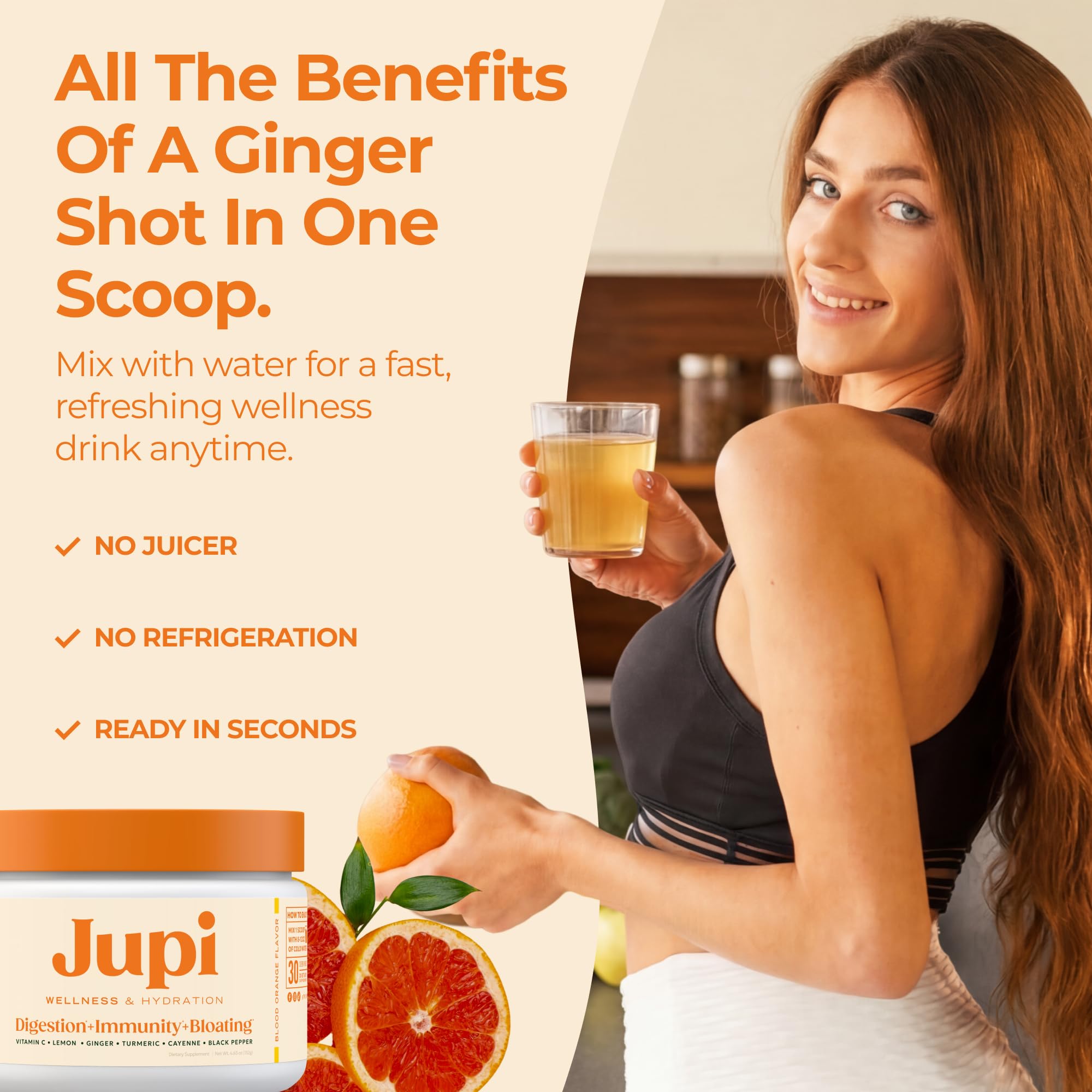 Jupi Turmeric Shots 240g nutritional information