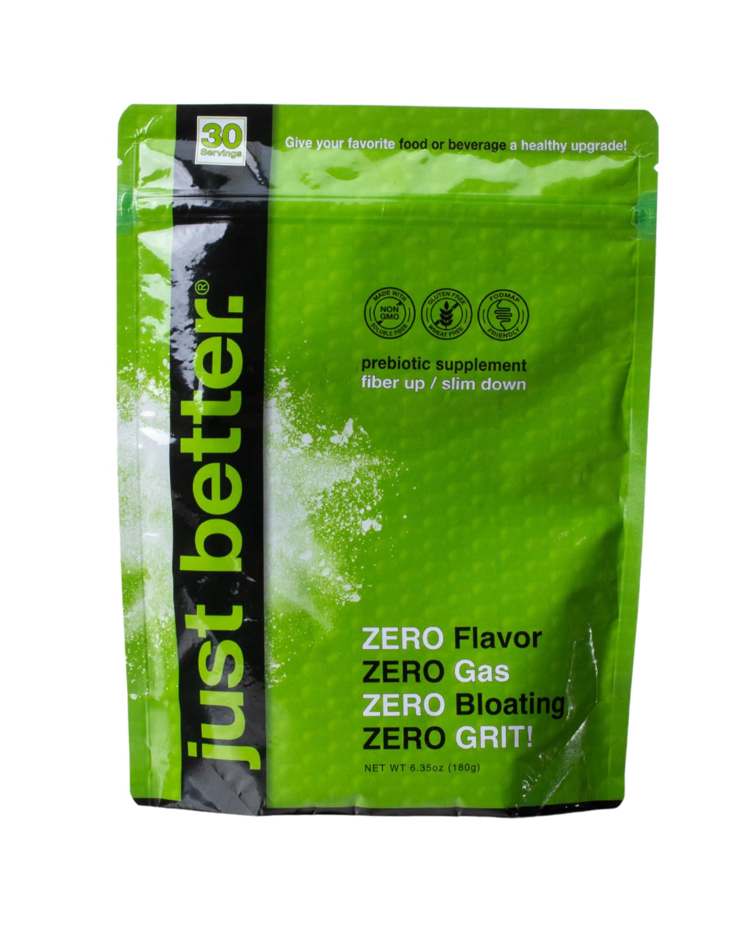 just better. Prebiotic Soluble Fiber Supplement Powder front view