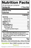 just better. Prebiotic Soluble Fiber Supplement Powder next to a spoon