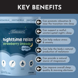 JUST INGREDIENTS Kids Nighttime Drink Mix in a glass