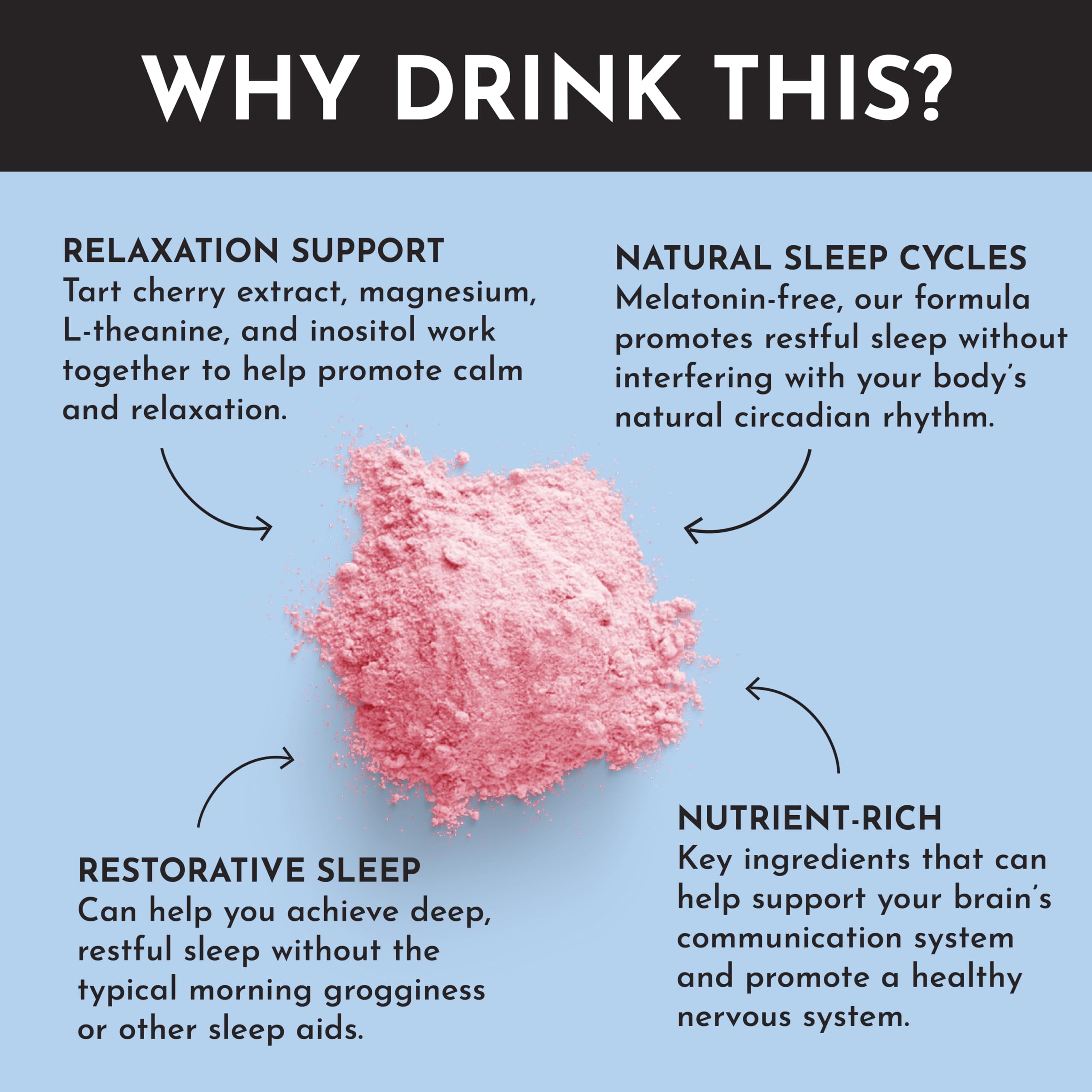 JUST INGREDIENTS Kids Nighttime Drink Mix lifestyle scene with kids