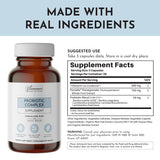 JUST INGREDIENTS Probiotic Supplement side view packaging