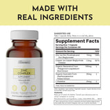 JUST INGREDIENTS Zinc Supplement capsules in a bottle