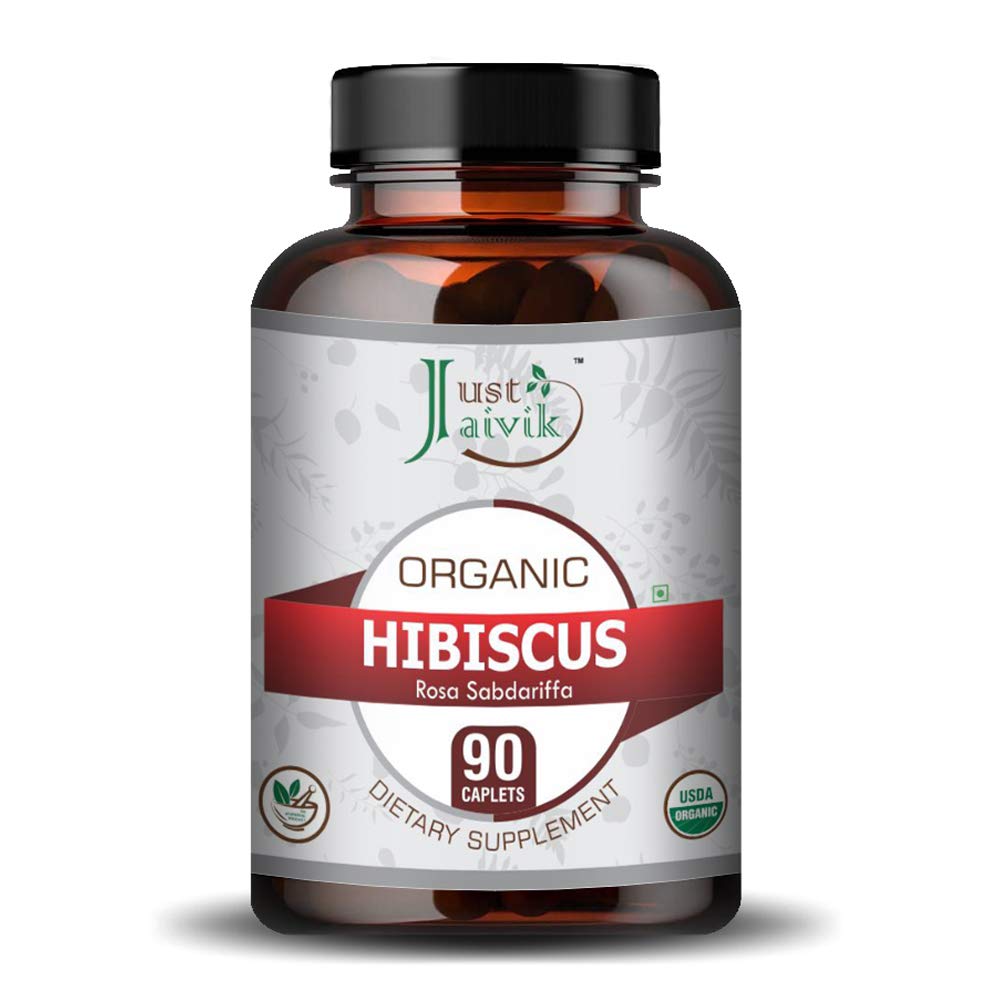 Just Jaivik Hibiscus Sabdariffa Organic Supplement packaging