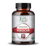 Just Jaivik Hibiscus Sabdariffa Organic Supplement packaging
