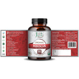 Just Jaivik Hibiscus Sabdariffa Organic Supplement side view