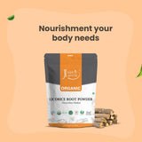 Just Jaivik Licorice Root Powder 227g back view