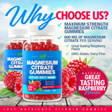 Just Nutrients Magnesium Citrate Gummies 120 count bottle