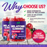 Just Nutrients Melatonin Gummies 10mg back view