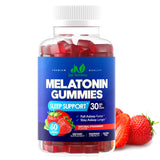 Just Nutrients Melatonin Gummies 30mg front view with packaging