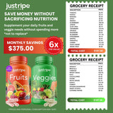 Just Ripe Nutrition Whole Food SuperFood Vegetable Supplements lifestyle scene with fresh vegetables