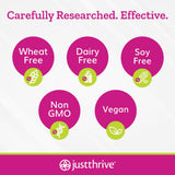 Just Thrive Just Calm 30 Count Capsules with a white background