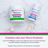 Just Thrive PREbiotic Powder 150g lifestyle scene