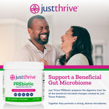 Just Thrive PREbiotic Powder 150g side view