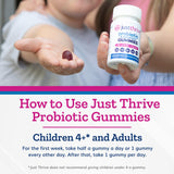 Just Thrive Probiotic Gummies close-up of gummies